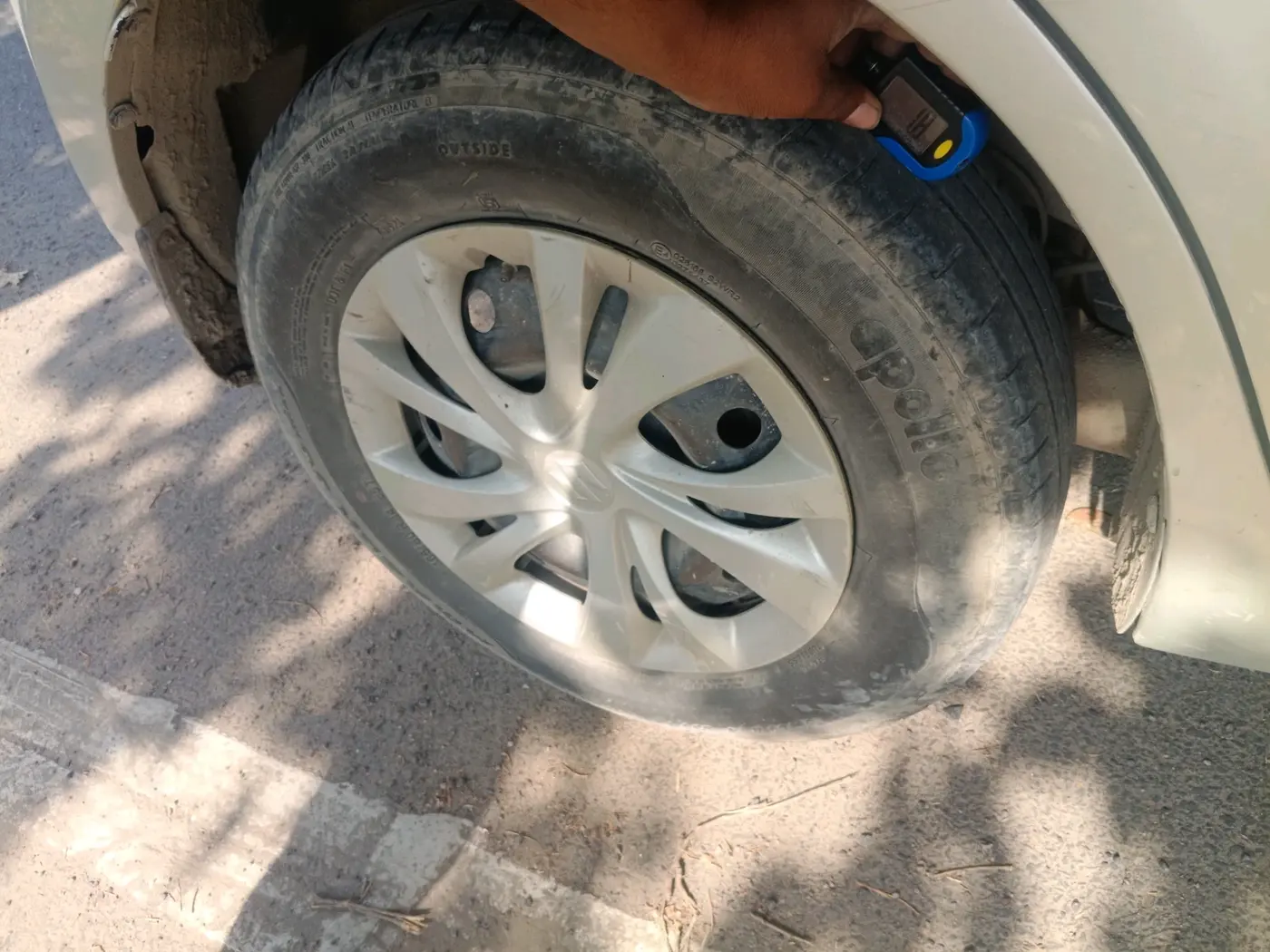 2018 Maruti Swift VXI, Petrol, Manual, 1,11,080 km, tyre