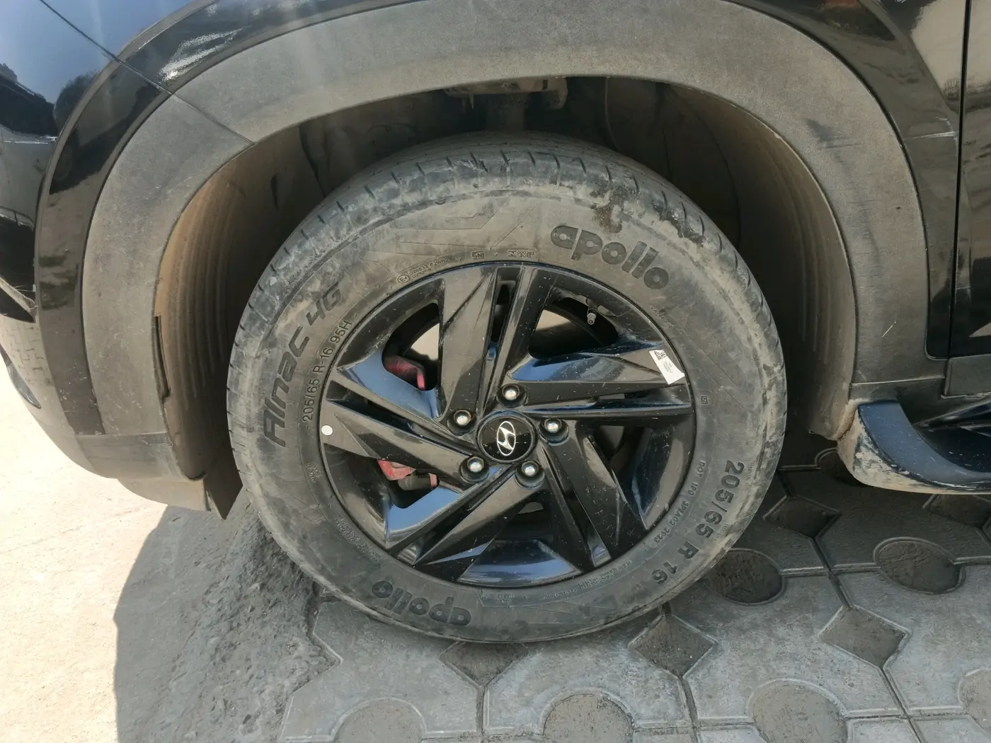 2023 Hyundai Creta SX 1.5 PETROL, Petrol, Manual, 57,000 km, tyre