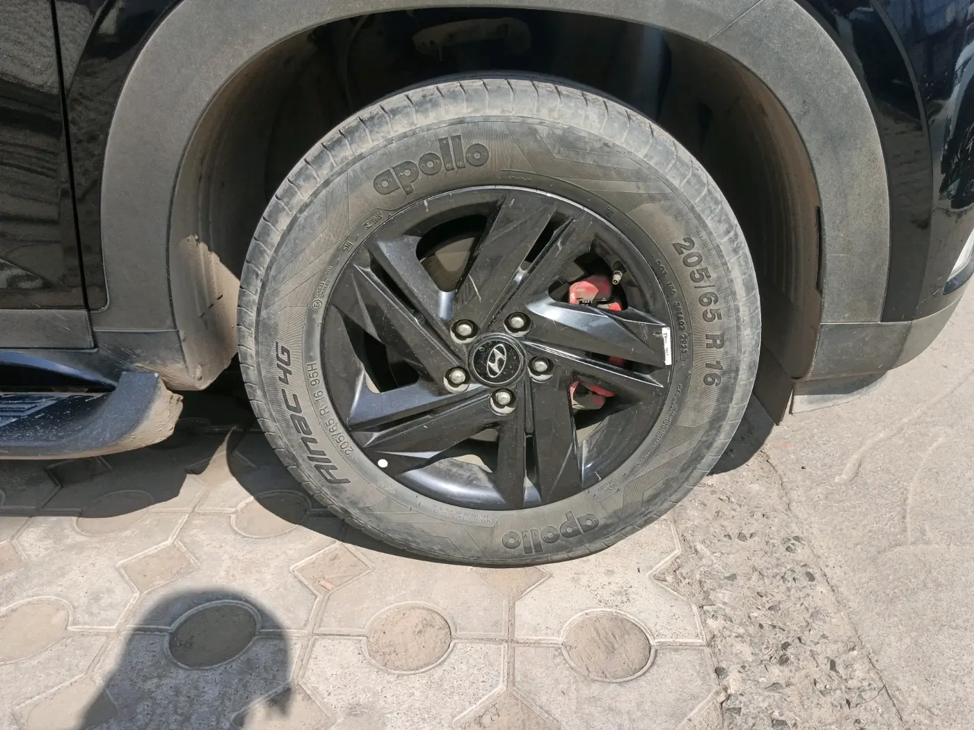 2023 Hyundai Creta SX 1.5 PETROL, Petrol, Manual, 57,000 km, tyre