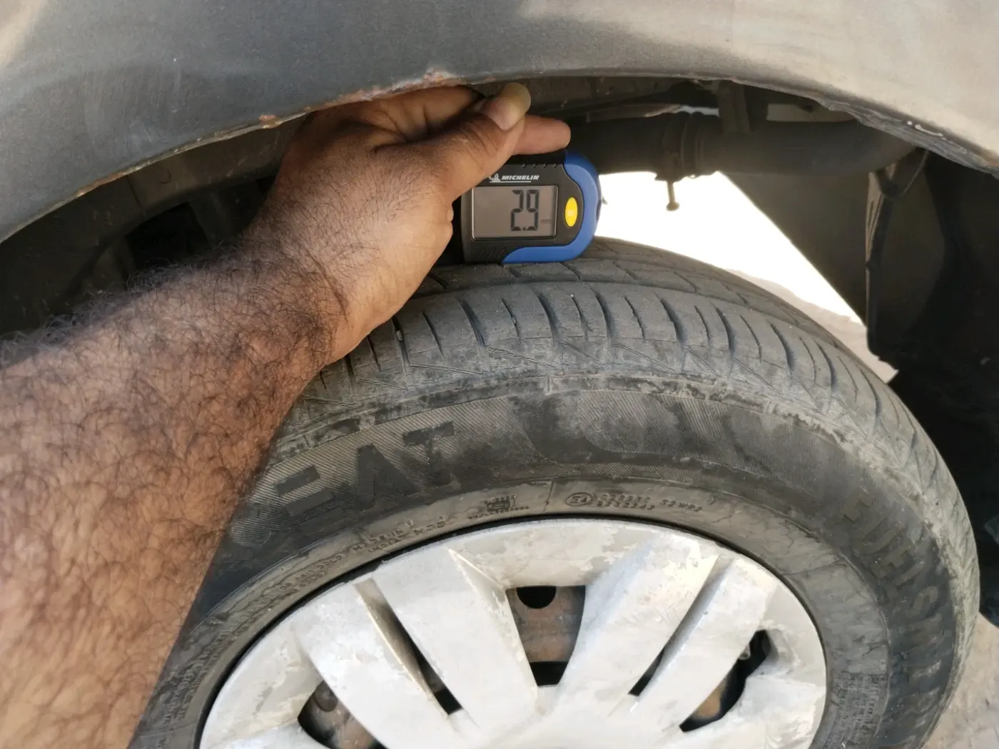 2018 Maruti Alto 800 LXI, Petrol, Manual, 77,950 km, tyre