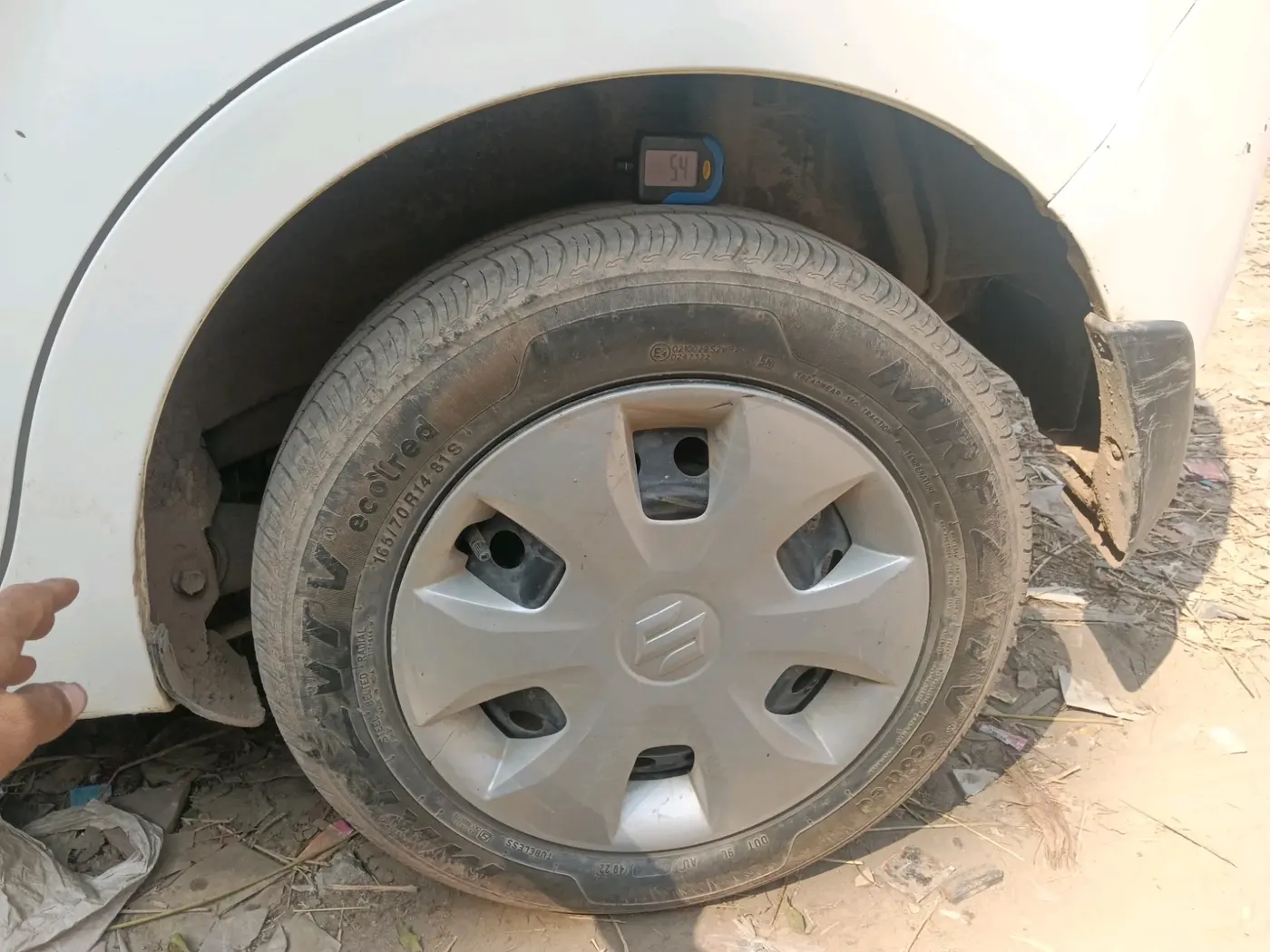 2023 Maruti New Wagon-R VXI 1.0 AMT, Petrol, Automatic, 19,300 km, tyre