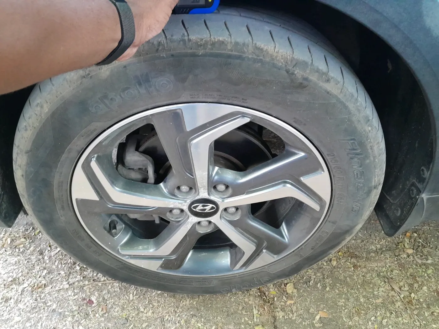 2018 Hyundai Creta SX (O) 1.6 PETROL, Petrol, Manual, 35,220 km, tyre