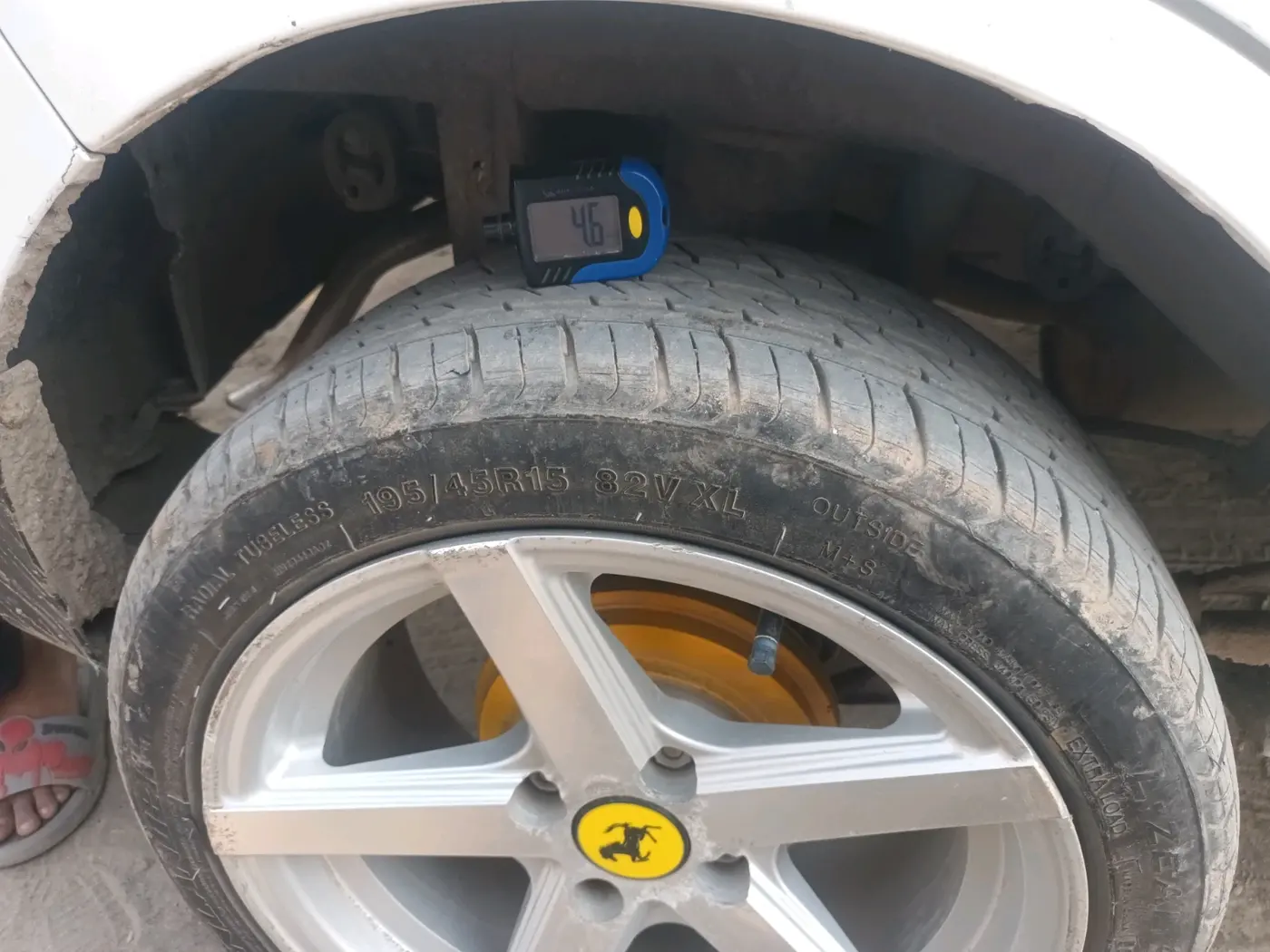 2020 Maruti Alto VXI, CNG, Manual, 38,022 km, tyre