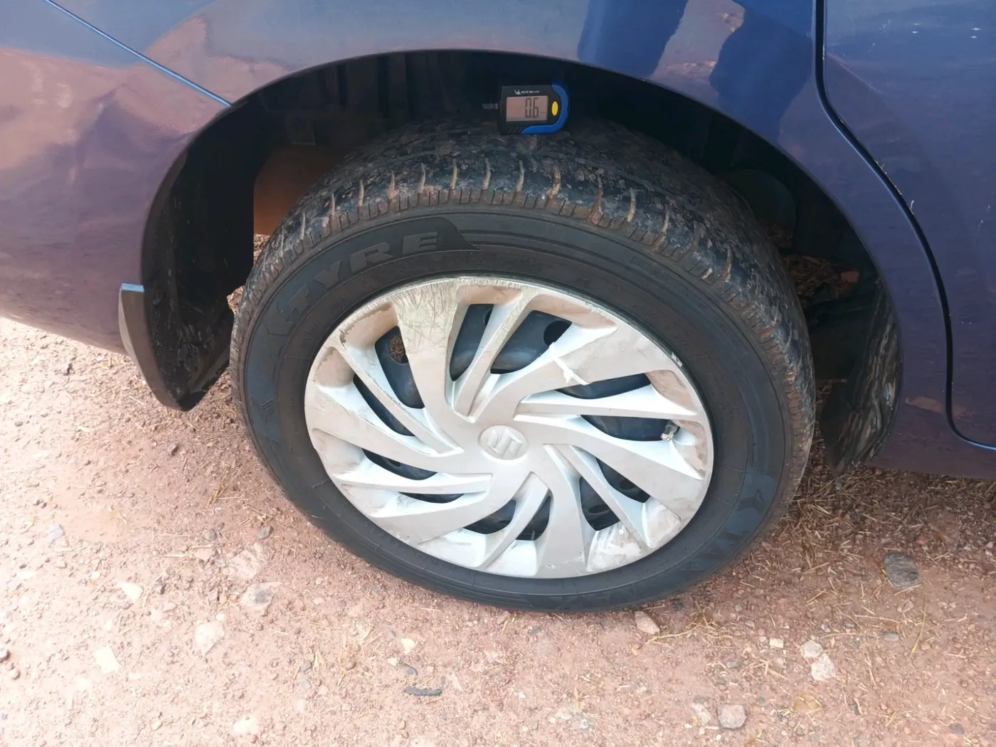 2021 Maruti Ertiga VXI CNG, CNG, Manual, 67,986 km, tyre