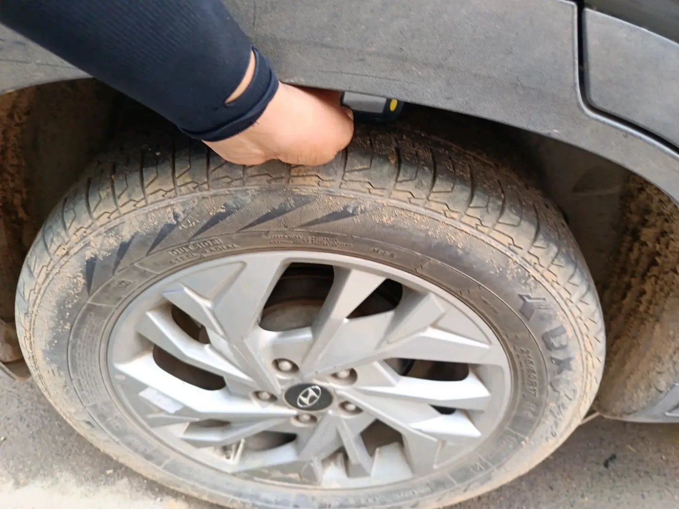 2023 Hyundai Creta SX 1.5 PETROL, Petrol, Manual, 30,790 km, tyre