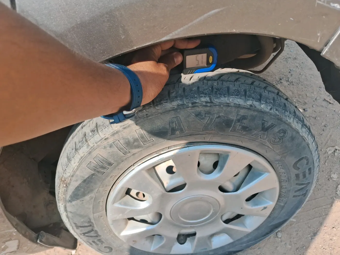 2021 Maruti New Wagon-R LXI CNG 1.0, CNG, Manual, 1,60,172 km, tyre