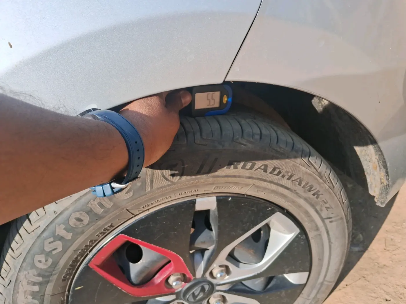 2015 Hyundai Xcent S 1.2, Petrol, Manual, 63,500 km, tyre