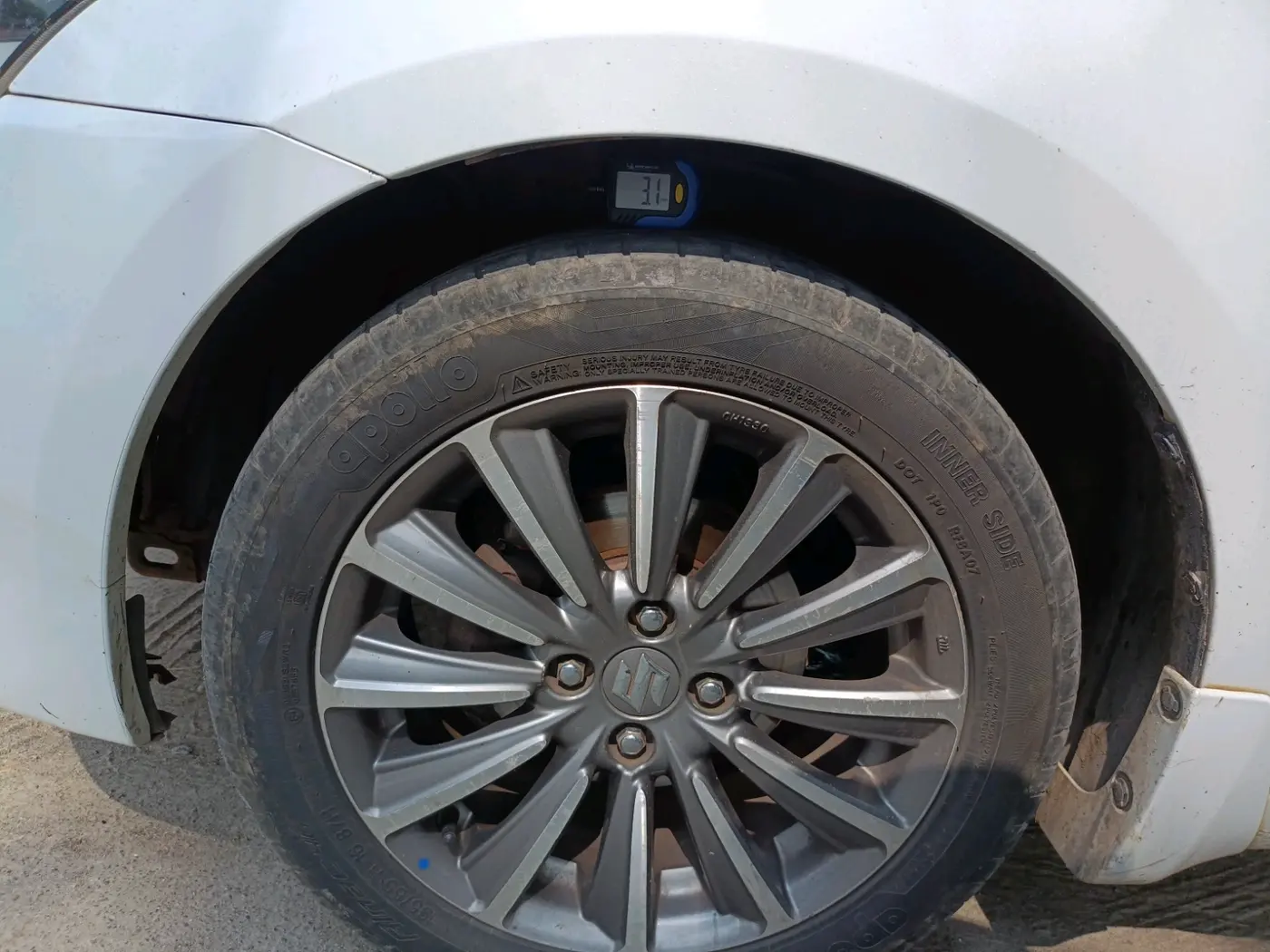 2019 Maruti Ciaz ALPHA DIESEL 1.3, Diesel, Manual, 1,50,963 km, tyre