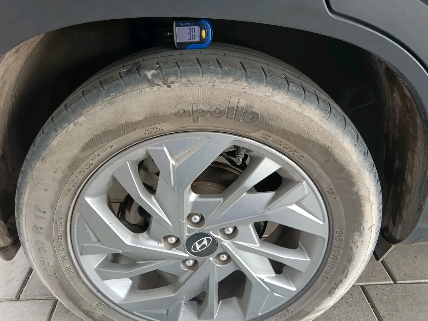 2022 Hyundai Creta SX (O) 1.4 TURBO DCT, Petrol, Automatic, 78,472 km, tyre