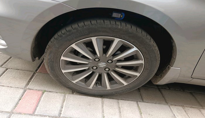 2021 Maruti Ciaz ALPHA 1.5 SHVS PETROL, Petrol, Manual, 17,958 km, tyre