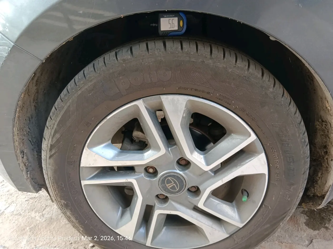 2022 Tata TIGOR XZ PLUS PETROL, Petrol, Manual, 73,759 km, tyre