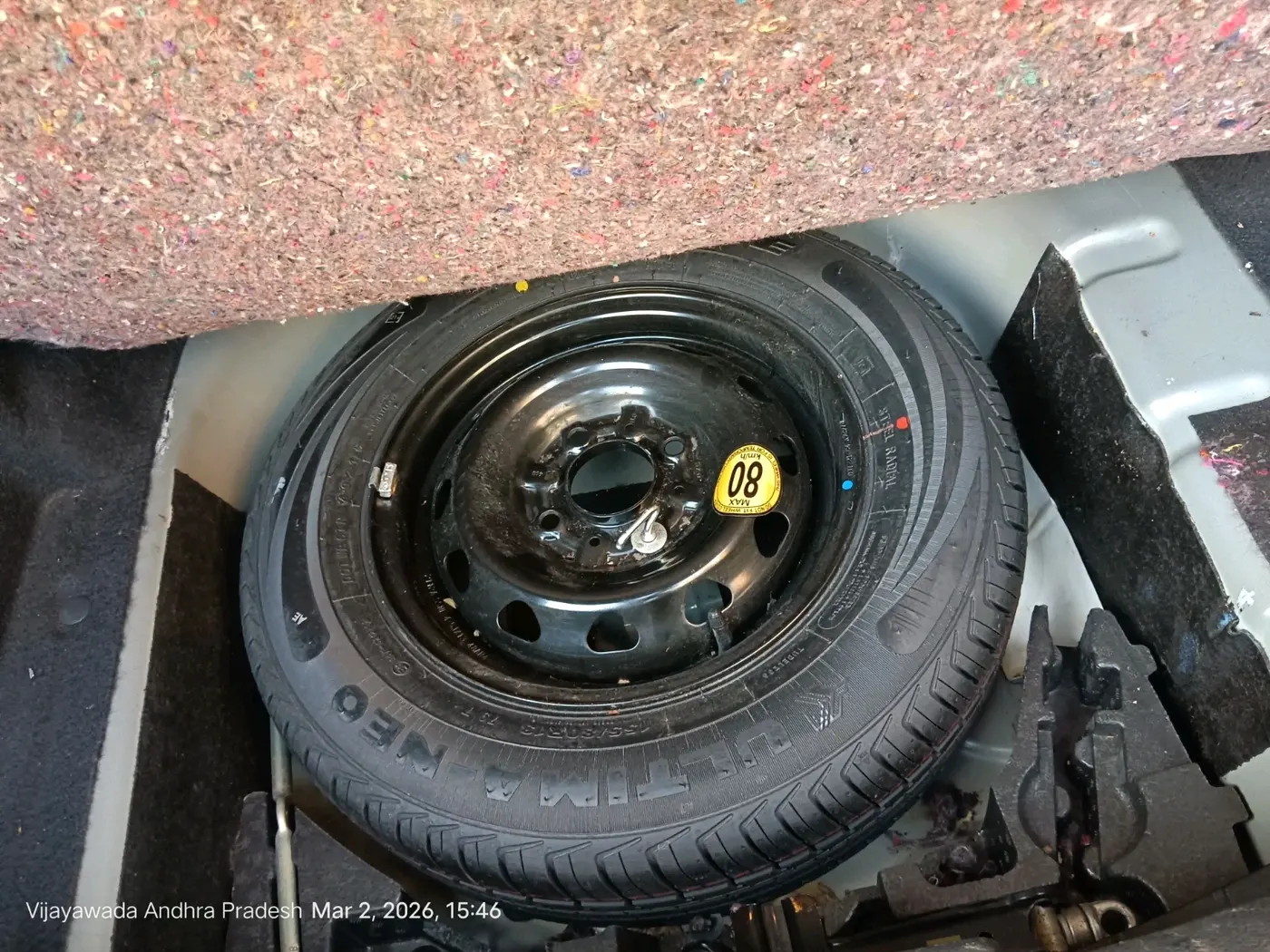 2022 Tata TIGOR XZ PLUS PETROL, Petrol, Manual, 73,759 km, tyre