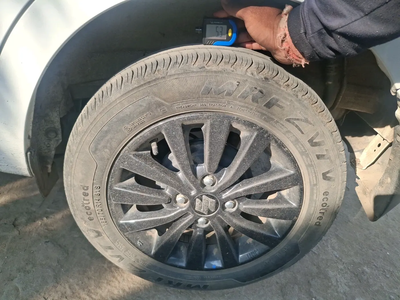 2023 Maruti New Wagon-R ZXI PLUS 1.2, Petrol, Manual, 14,144 km, tyre