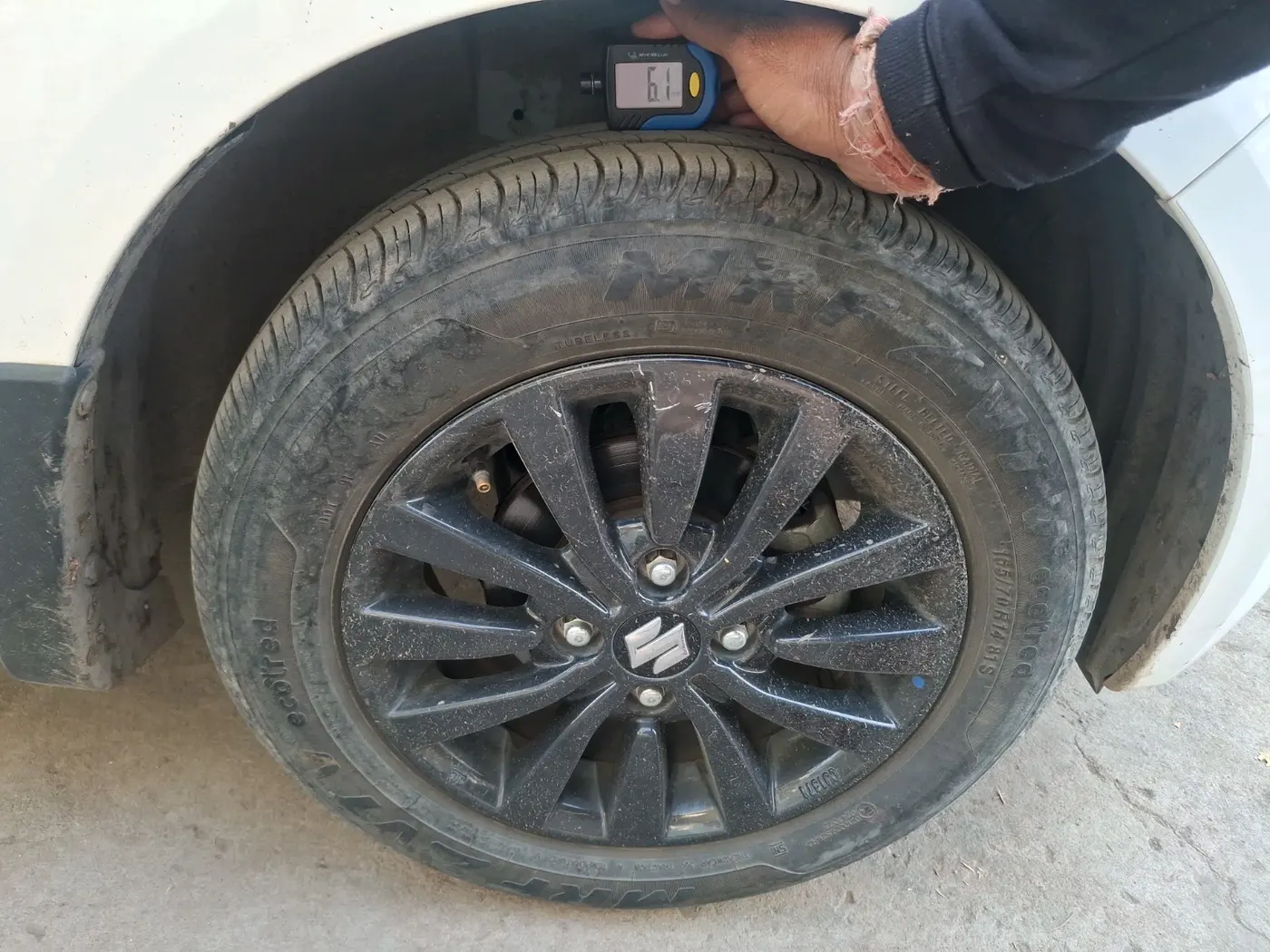 2023 Maruti New Wagon-R ZXI PLUS 1.2, Petrol, Manual, 14,144 km, tyre