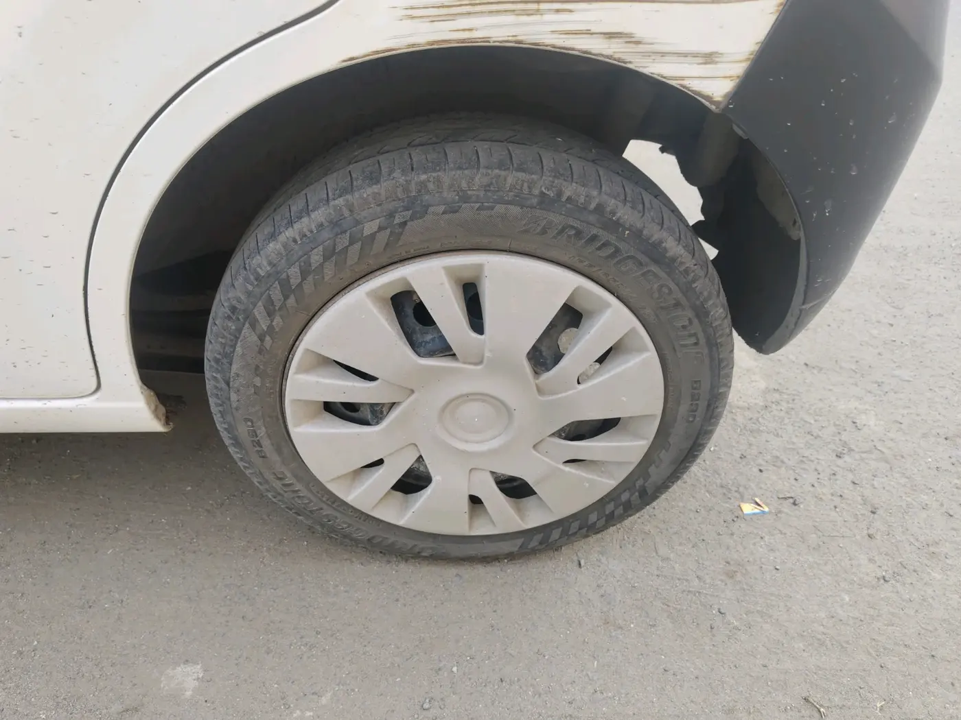 2013 Maruti Wagon R 1.0 VXI, CNG, Manual, 1,71,906 km, tyre