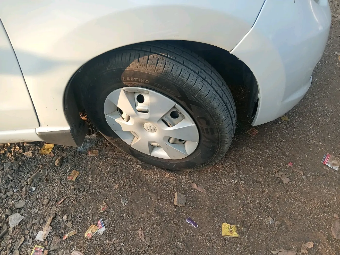 2010 Maruti A Star LXI, Petrol, Manual, 1,31,736 km, tyre