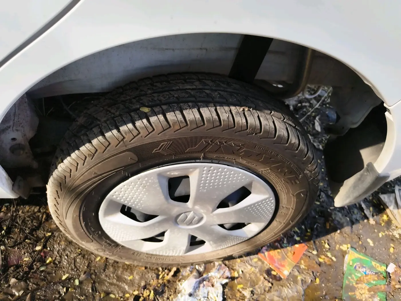 2025 Maruti Alto K10 VXI, Petrol, Manual, 2,802 km, tyre