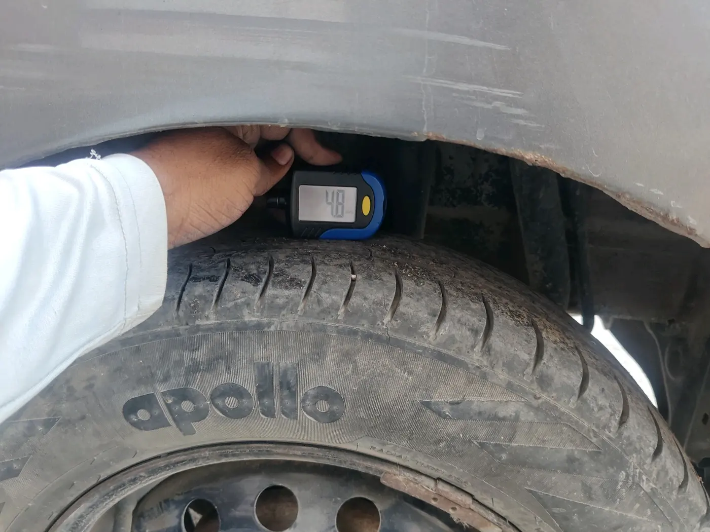 2017 Maruti Celerio VXI CNG, CNG, Manual, 1,34,573 km, tyre