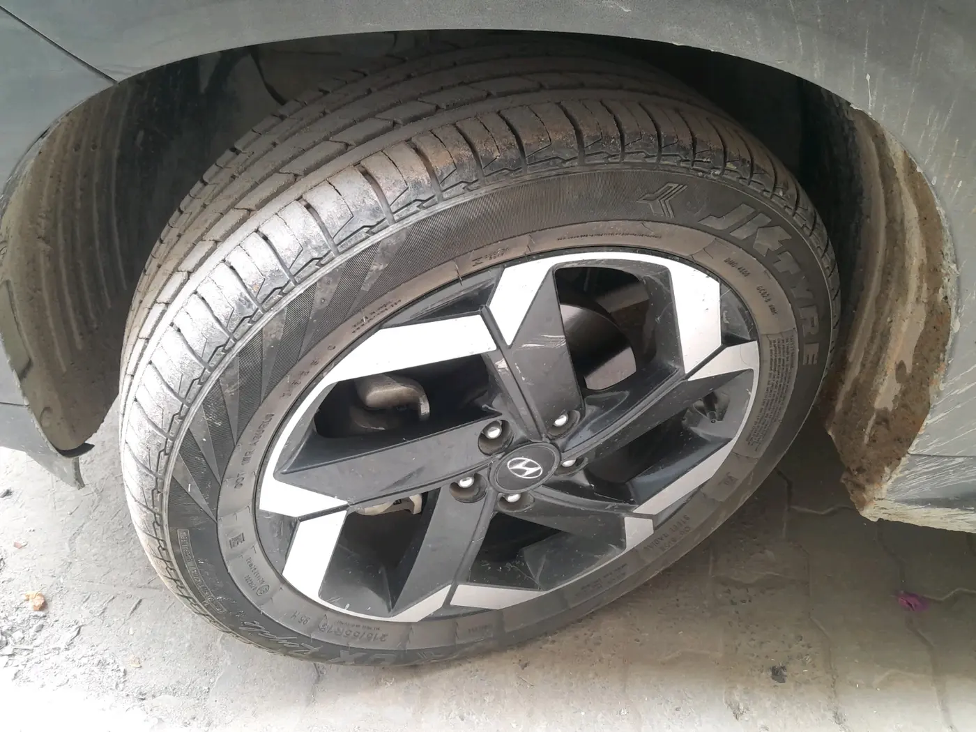 2021 Hyundai ALCAZAR 1.5 SIGNATURE (O) AT 6STR, Diesel, Automatic, 54,711 km, tyre