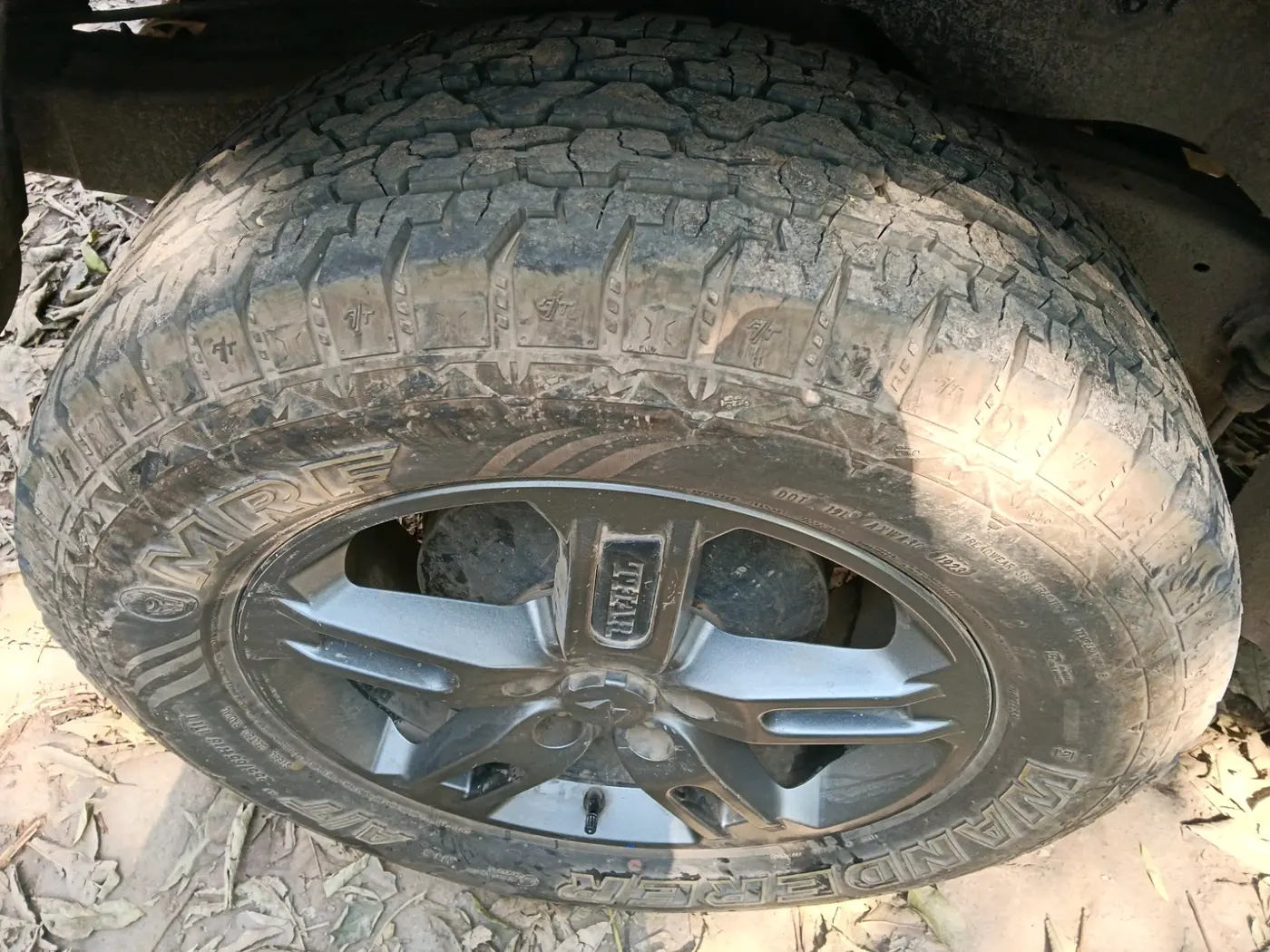 2023 Mahindra Thar LX HT PETROL 4WD MT, Petrol, Manual, 12,680 km, tyre