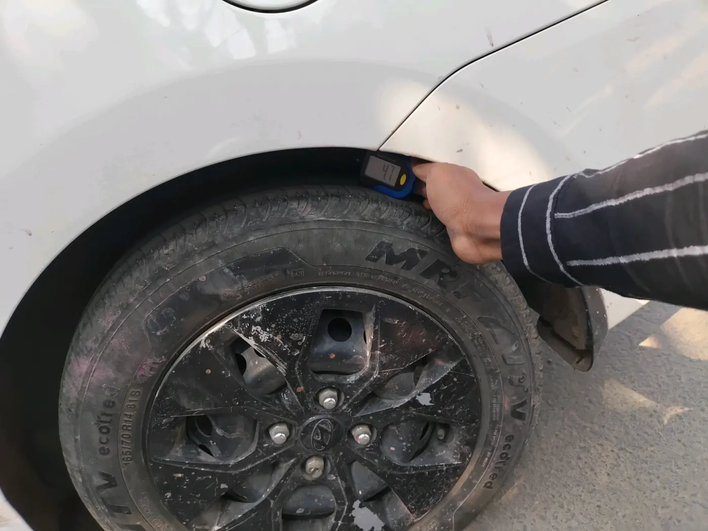 2016 Hyundai Xcent S 1.2, CNG, Manual, 98,138 km, tyre