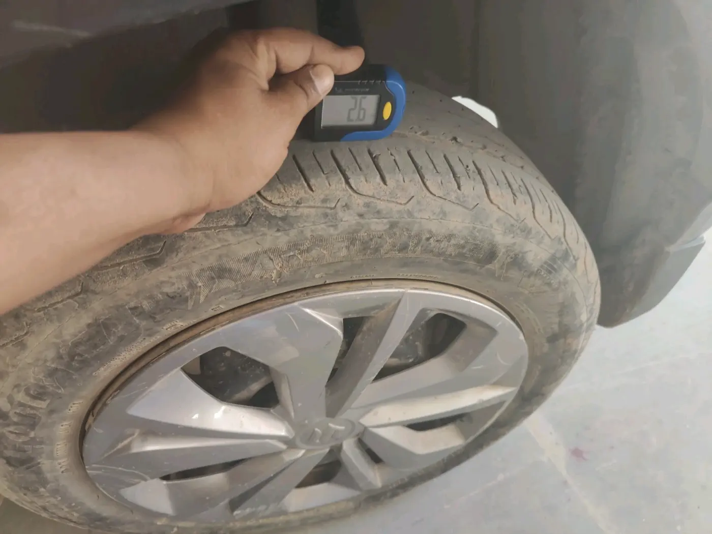 2023 Maruti FRONX SIGMA CNG 1.2 MT, CNG, Manual, 35,019 km, tyre
