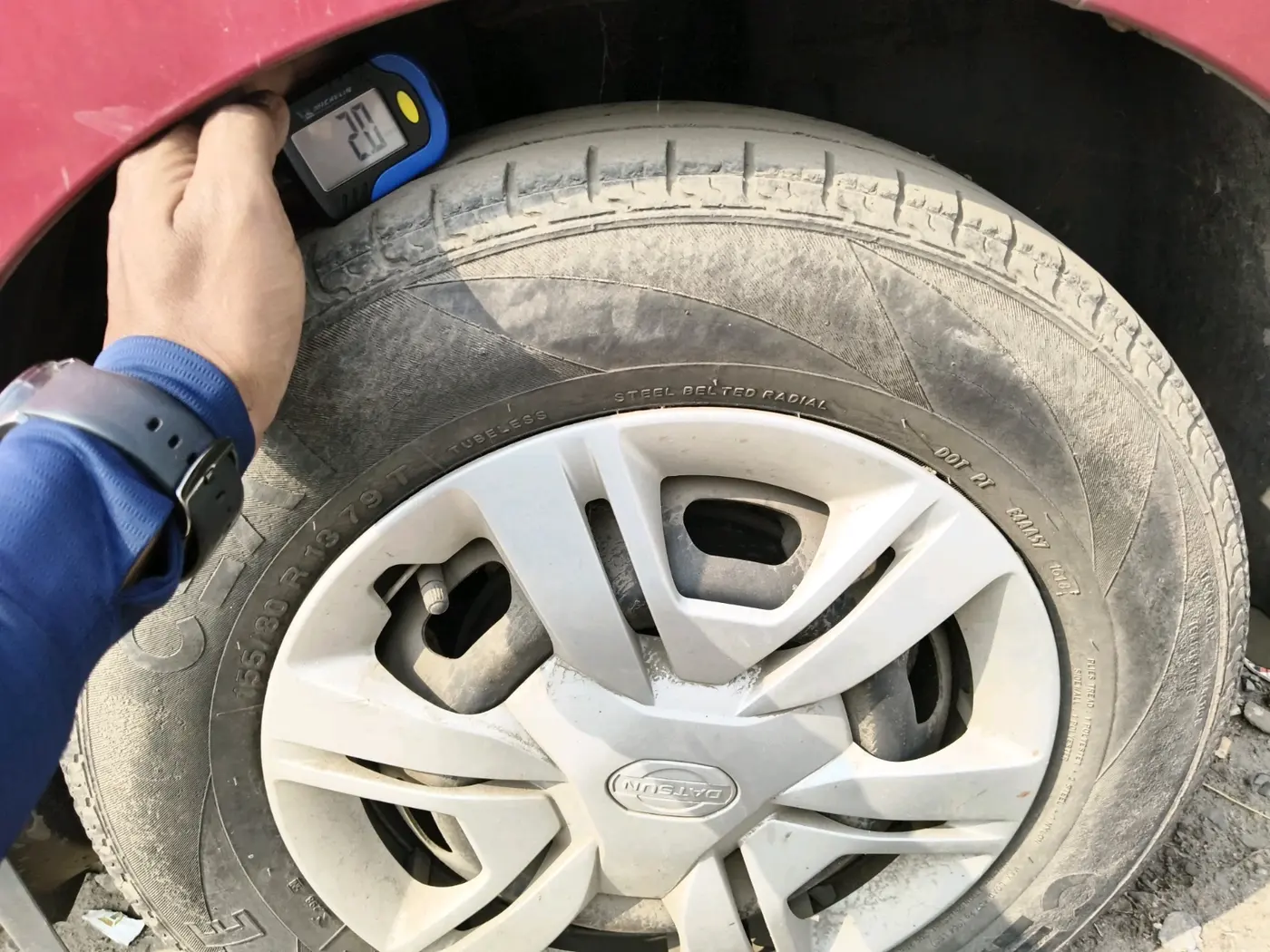 2018 Datsun Redi Go T(O) 1.0, Petrol, Manual, 25,127 km, tyre