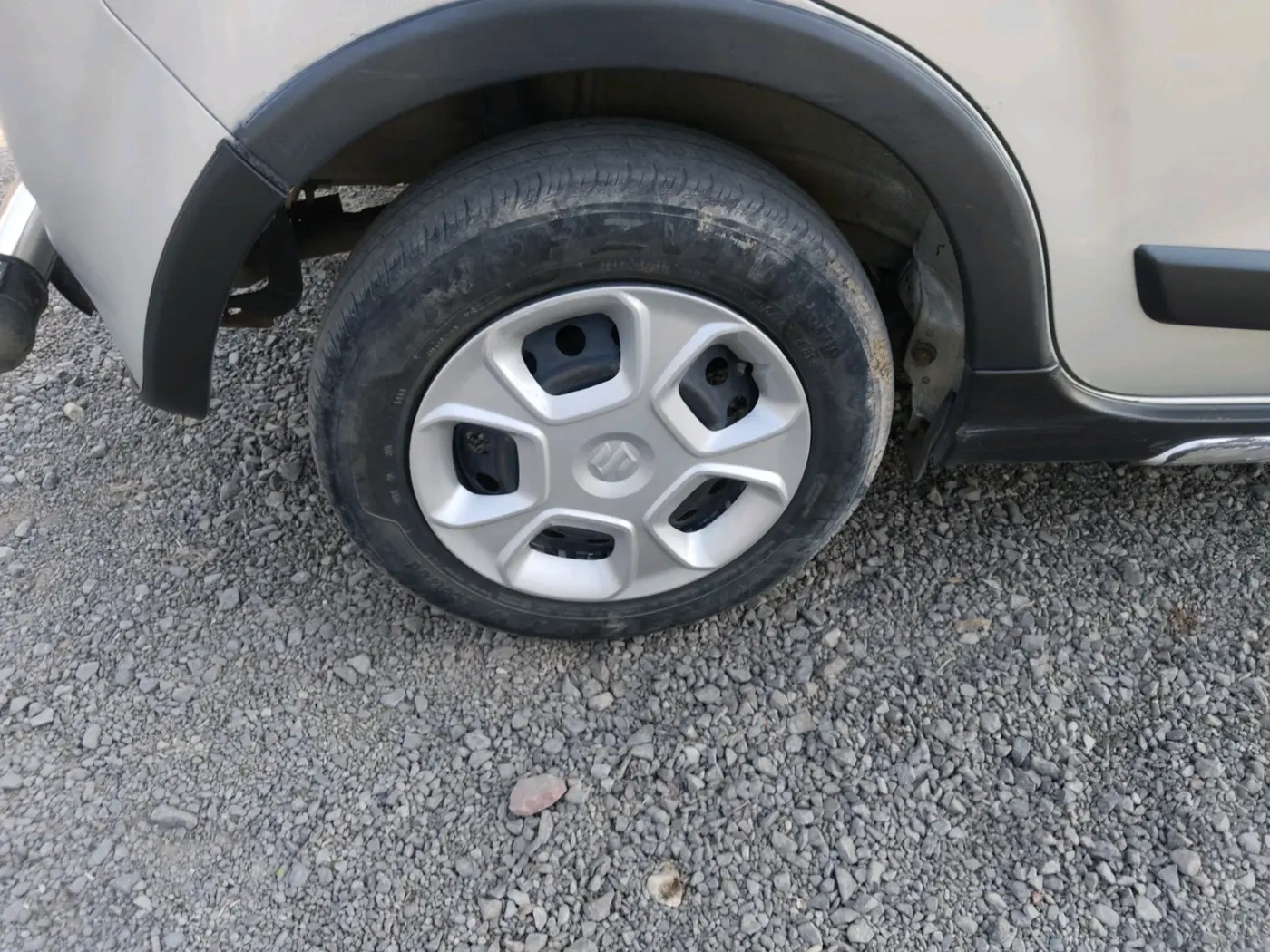 2023 Maruti New Wagon-R VXI CNG 1.0, CNG, Manual, 53,404 km, tyre