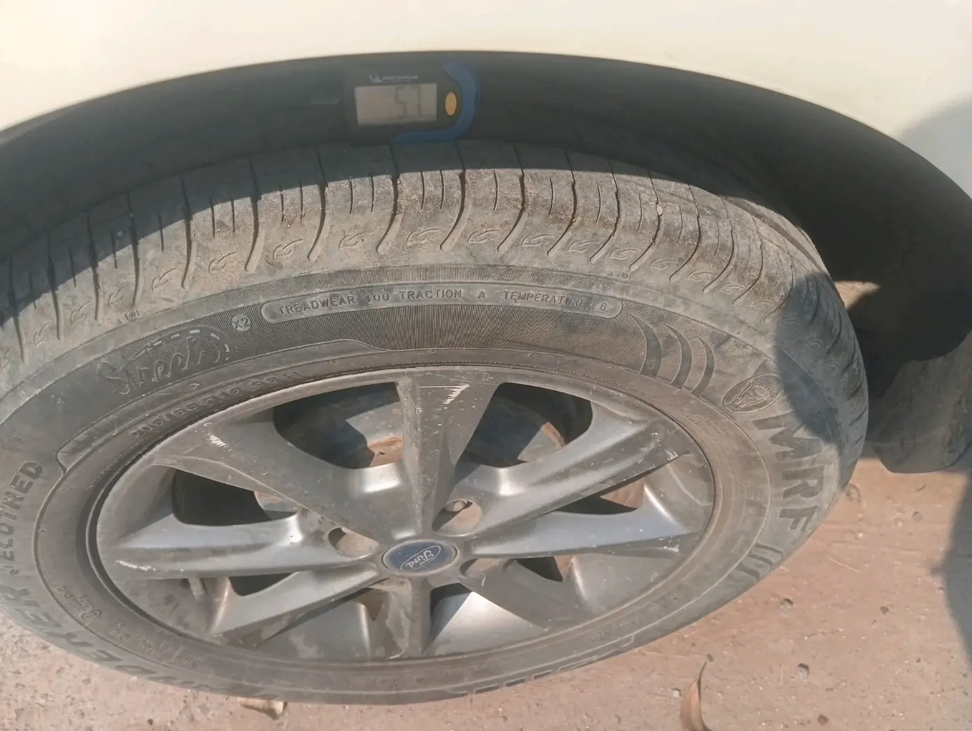 2019 Ford Ecosport TITANIUM 1.5L DIESEL, Diesel, Manual, 1,00,000 km, tyre