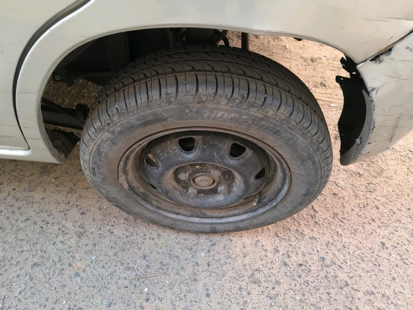 2012 Maruti Zen Estilo VXI, Petrol, Manual, 1,18,385 km, tyre
