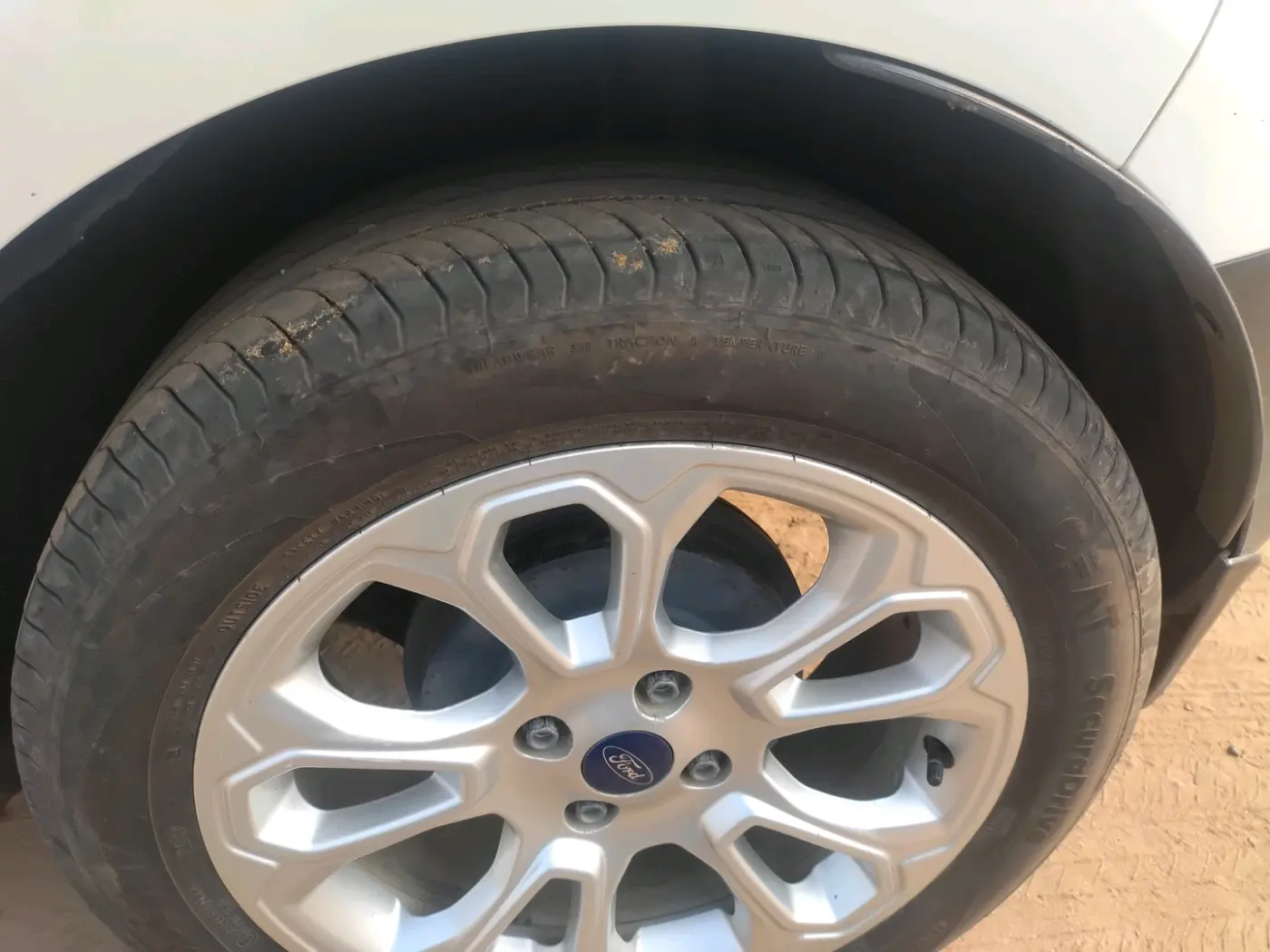2018 Ford Ecosport TITANIUM + 1.5L DIESEL, Diesel, Manual, 83,300 km, tyre