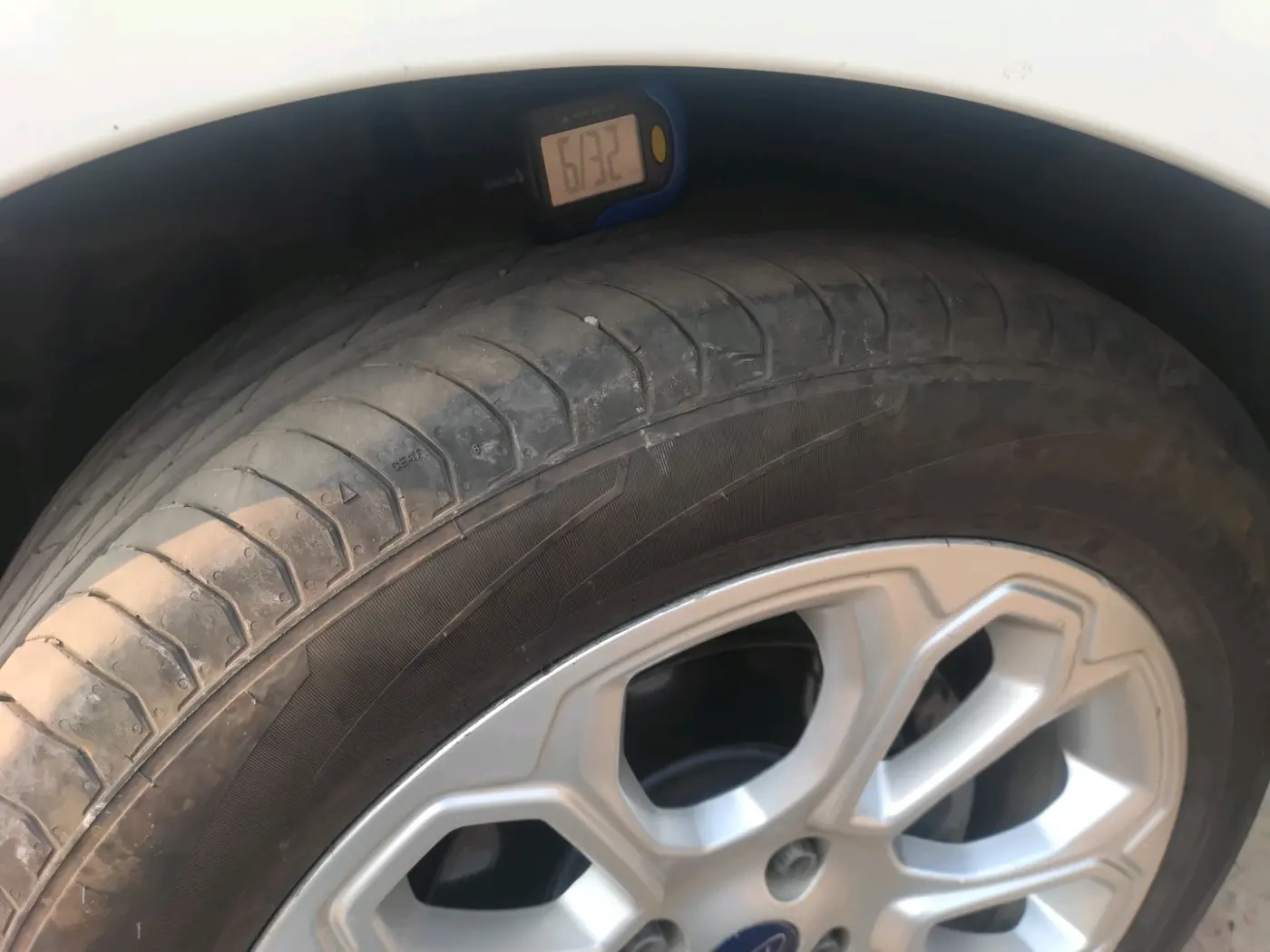 2018 Ford Ecosport TITANIUM + 1.5L DIESEL, Diesel, Manual, 83,300 km, tyre