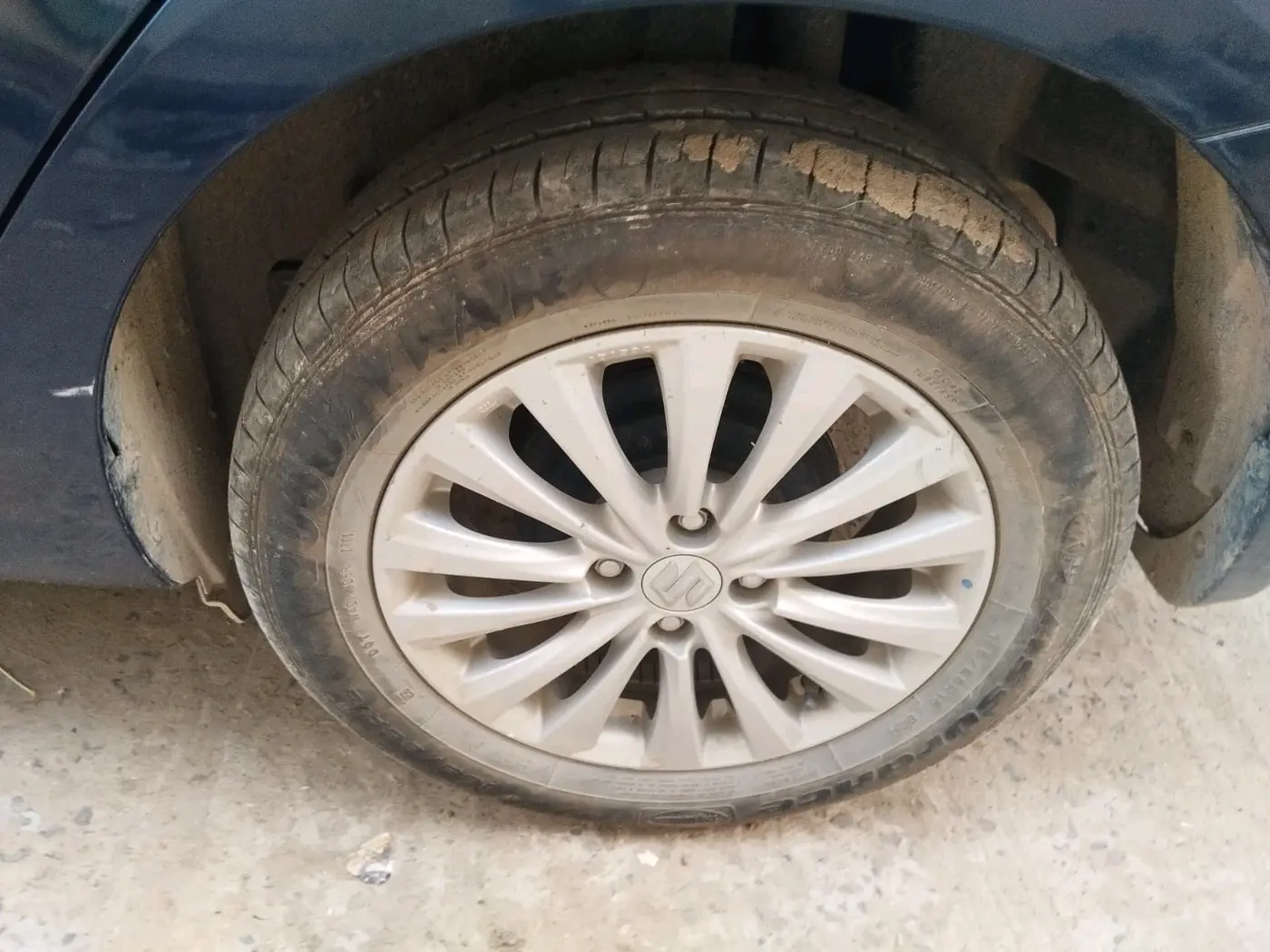 2023 Maruti Ciaz ZETA 1.5 SHVS MT PETROL, Petrol, Manual, 14,698 km, tyre