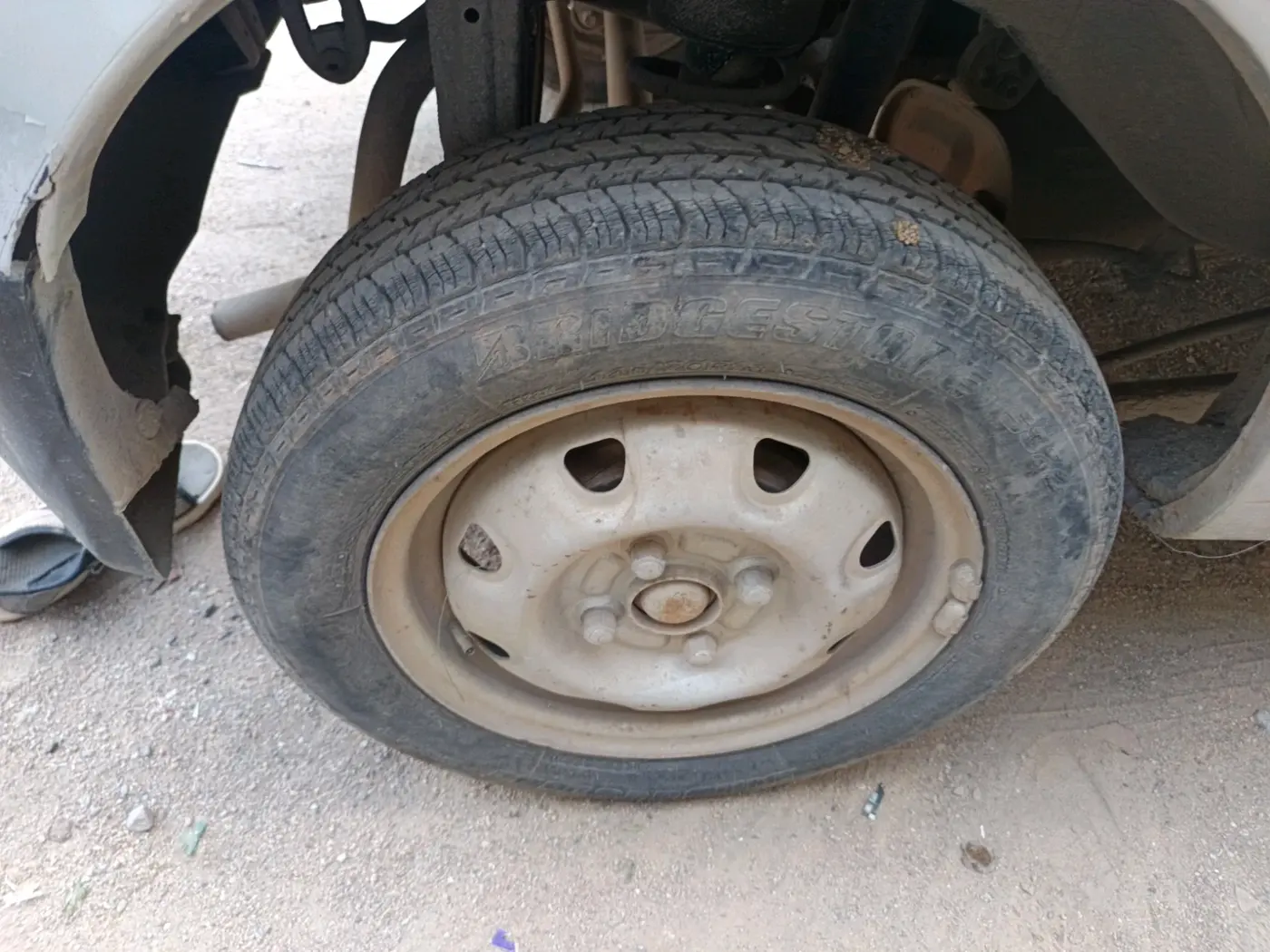2008 Maruti Wagon R Duo DUO LX LPG, Petrol, Manual, 89,026 km, tyre