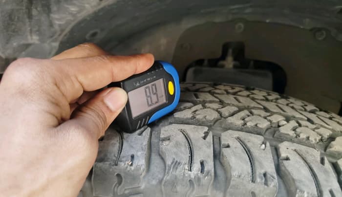 2022 Mahindra Thar LX PETROL HT 4WD AT, Petrol, Automatic, 60,157 km, tyre