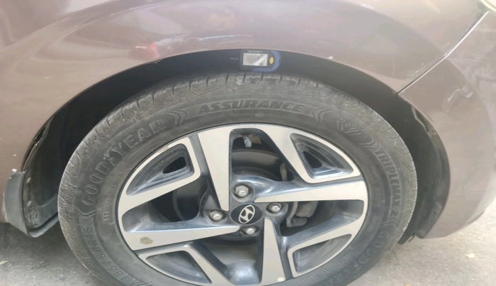 2020 Hyundai AURA SX PLUS 1.2 AMT, Petrol, Automatic, 29,549 km, tyre