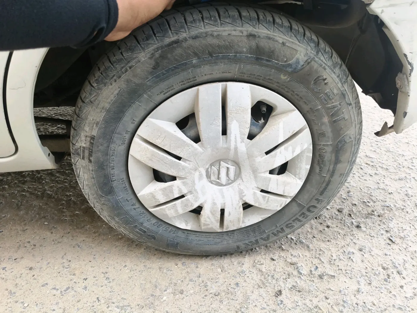 2018 Maruti Alto 800 LXI, CNG, Manual, 70,285 km, tyre