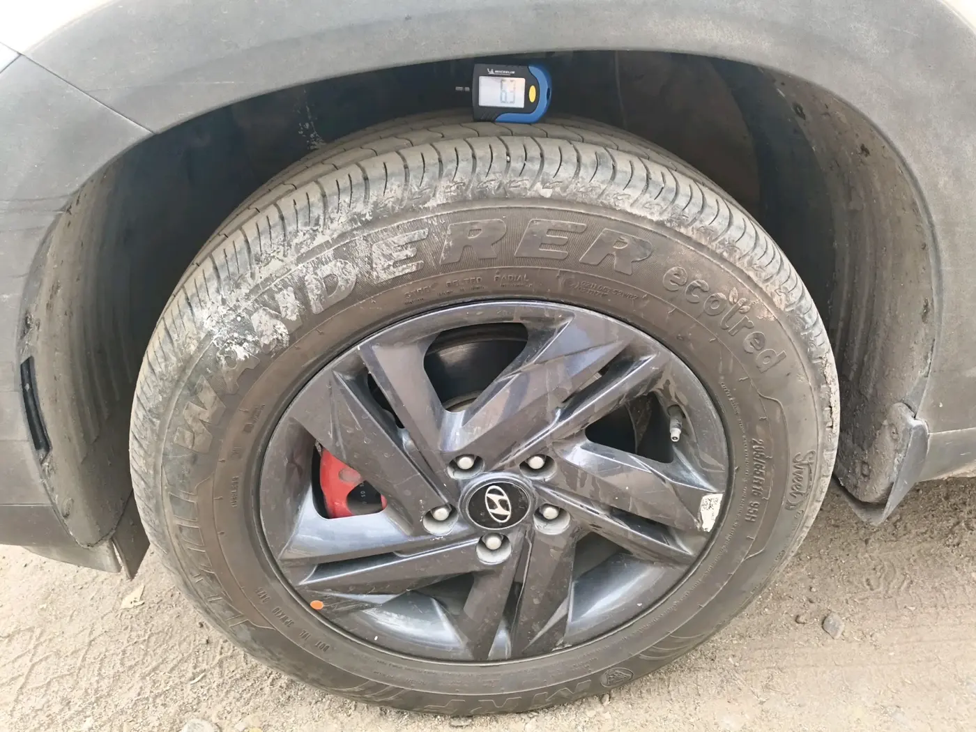 2022 Hyundai Creta S PLUS KNIGHT 1.5 PETROL, Petrol, Manual, 62,597 km, tyre