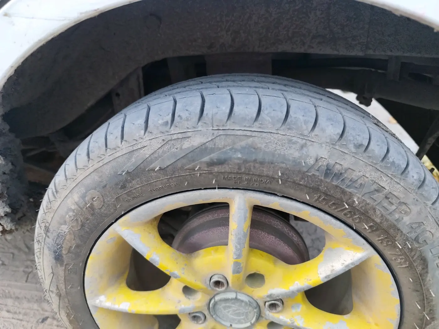 2012 Maruti Alto 800 LXI, CNG, Manual, 99,050 km, tyre