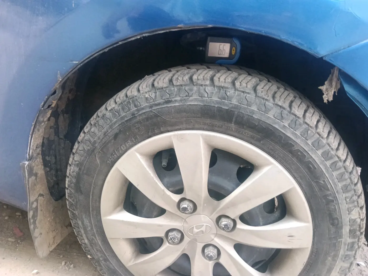 2012 Hyundai Eon MAGNA +, Petrol, Manual, 26,865 km, tyre