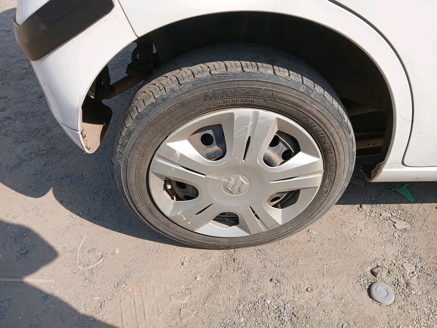 2014 Maruti Wagon R 1.0 VXI, Petrol, Manual, 73,156 km, tyre