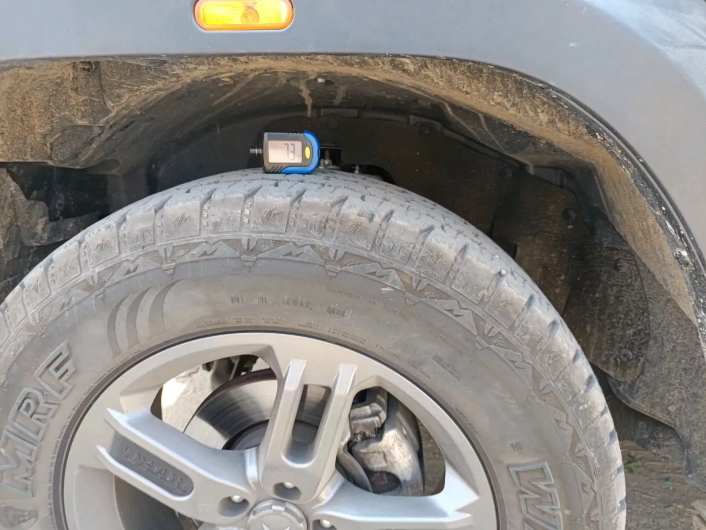 2023 Mahindra Thar LX P 2WD AT HT, Petrol, Automatic, 11,628 km, tyre