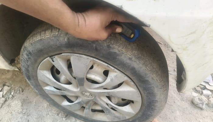 2014 Tata Indica EV2 LX, Diesel, Manual, 46,249 km, tyre