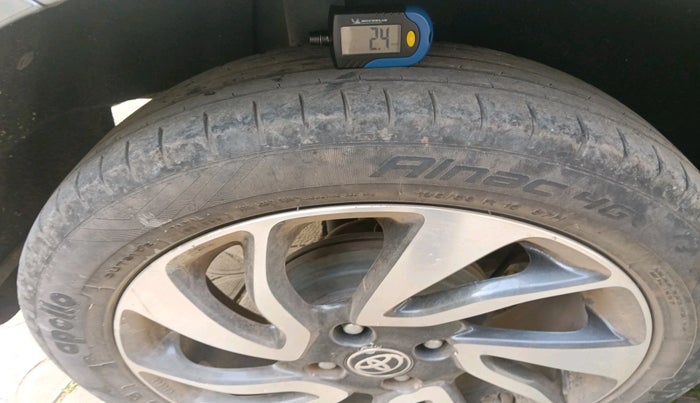 2021 Toyota Glanza V CVT, Petrol, Automatic, 58,352 km, tyre