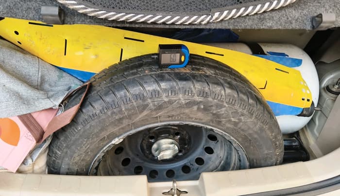 2018 Maruti Celerio VXI CNG, CNG, Manual, 97,875 km, tyre
