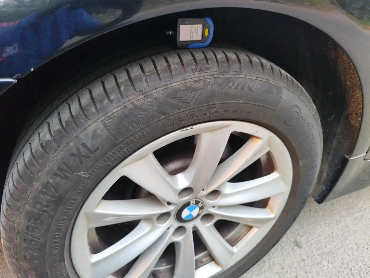 2013 BMW 5 Series 520D 2.0, Diesel, Automatic, 54,378 km, tyre