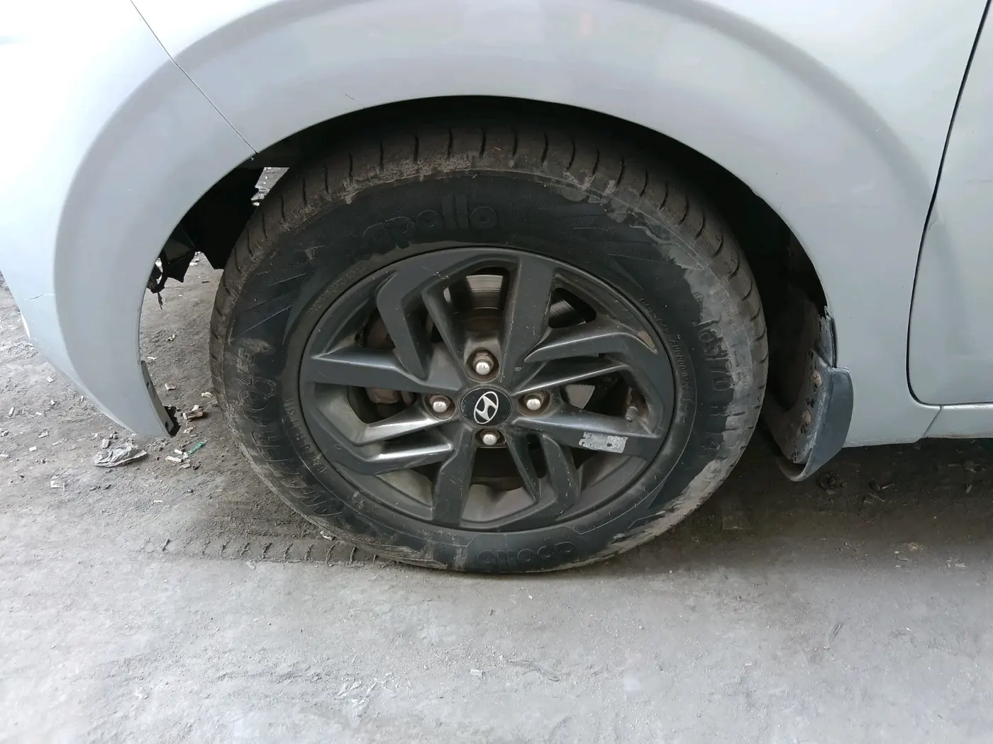 2021 Hyundai GRAND I10 NIOS SPORTZ 1.2 KAPPA VTVT CNG, CNG, Manual, 89,996 km, tyre