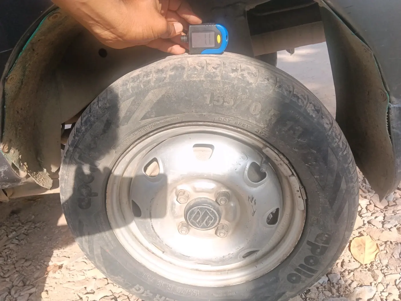 2019 Maruti Eeco 7 STR, CNG, Manual, 1,57,234 km, tyre