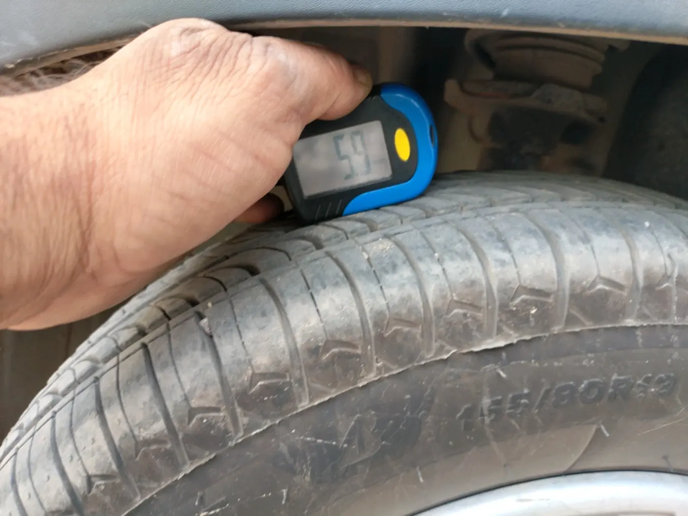 2018 Renault Kwid RXL, CNG, Manual, 66,146 km, tyre