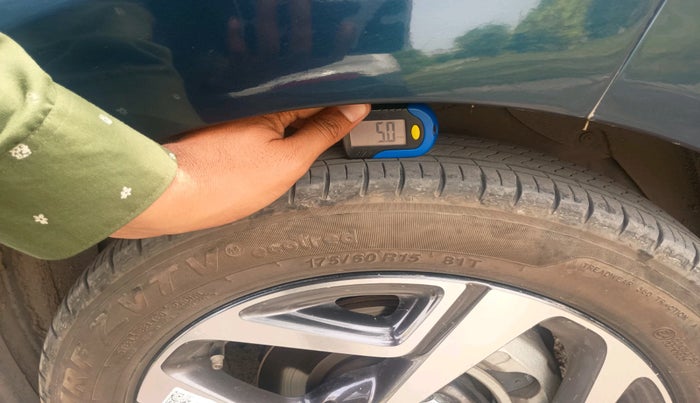 2022 Hyundai AURA SX 1.2 CNG, CNG, Manual, 73,086 km, tyre